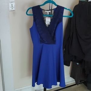 Blue cocktail dress